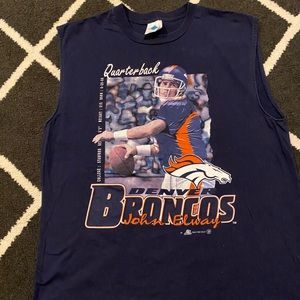 Vintage Denver Broncos John Elway 1998 NFL Profile Sleeveless shirt
